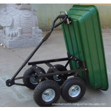 Four Big Wheel Garden Tipping Cart (Tc4701)